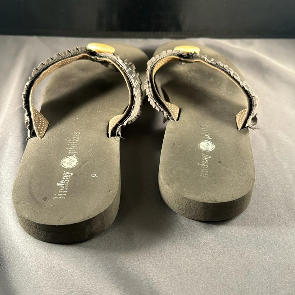 LINDSAY PHILLIPS THONG FLIP FLOP IN GRAY - Picture 3 of 6